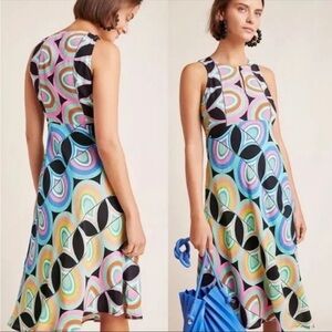 Anthropologie Kenzie Retro Asymmetrical‎ Dress 4